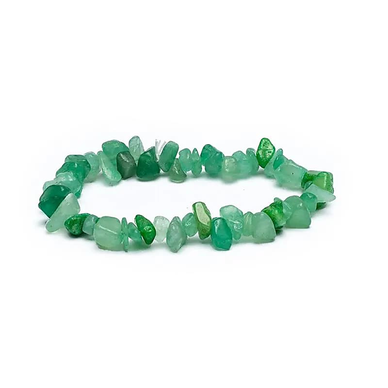 Pulseira Aventurina Verde Cascalho
