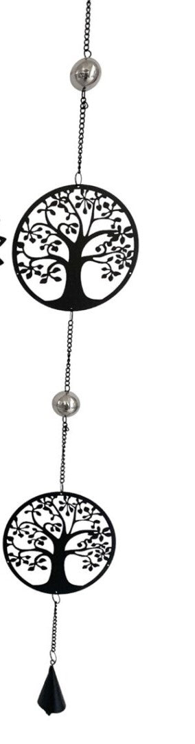 Espanta Espirito, Duplo, Preto, Bolas Prateadas, Arvores da vida, e buda flor de lotus (13cm) VARIEDADES