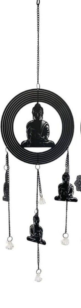 Espanta Espirito; Preto; Buda, Mandala, Elefantes VARIEDADES (18cm)