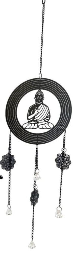 Espanta Espirito, Buda, Preto (30-60cm) VARIEDADES