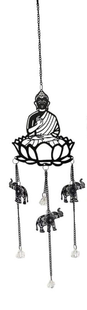 Espanta Espirito; Preto; Buda, Mandala, Elefantes VARIEDADES (18cm)