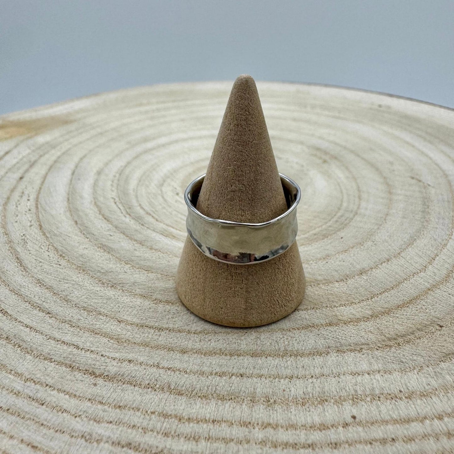 Anel Chapado (Prateado e Dourado) Dourado