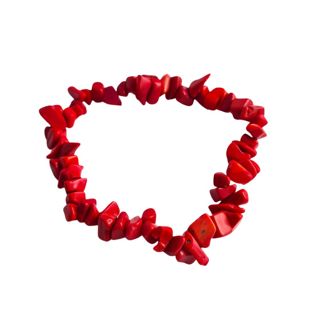 Pulseira Pedra Coralita Cascalho