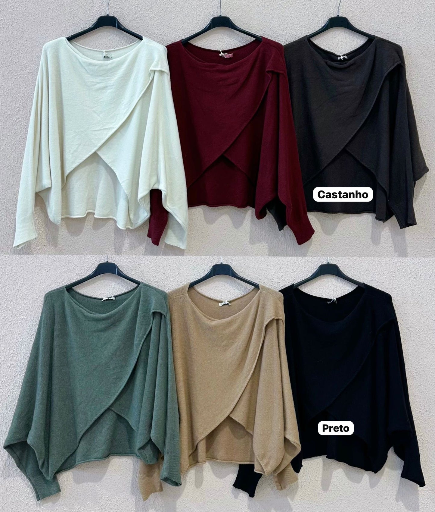 Blusa de Malha Cruzada