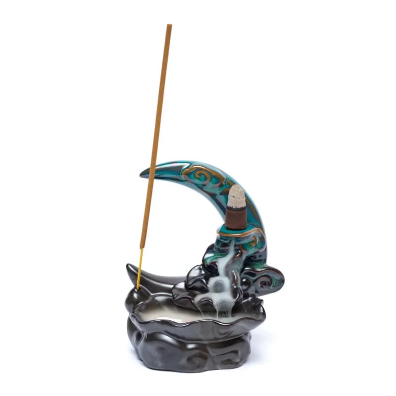 Backflow Incense Burner Moon