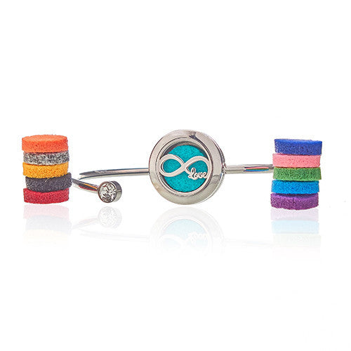 Pulseira de Cristal de Aromoterapia Libelinha
