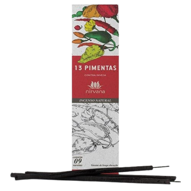 Incenso PREMIUM Nirvana Natural 13 PIMENTAS
