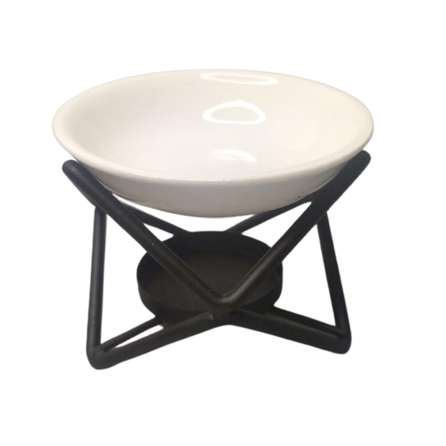 Queimador Suporte hexagonal em cerâmica e metal