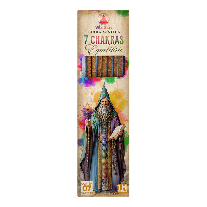 Incenso Vila Zen 7 Chakras - Equilíbrio