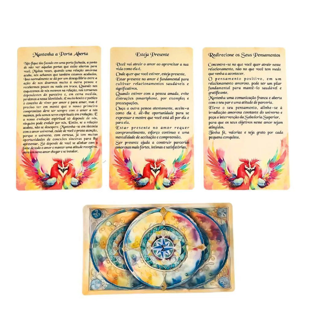 Mensagens de Amor - 56 Cartas Lâminadas
