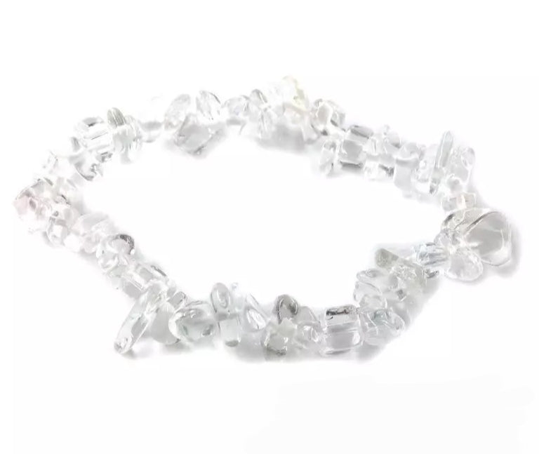Pulseira Cascalho Cristal