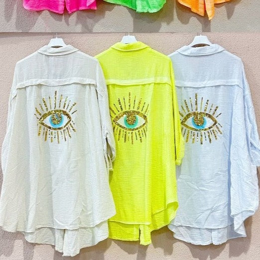 Blusa - Camisa Comprida com Olho no Verso (VARIEDADES)