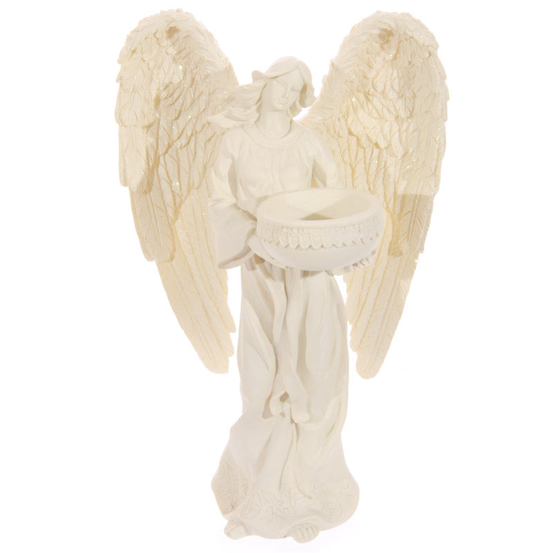 Porta Velas Figura de Anjo 23cm