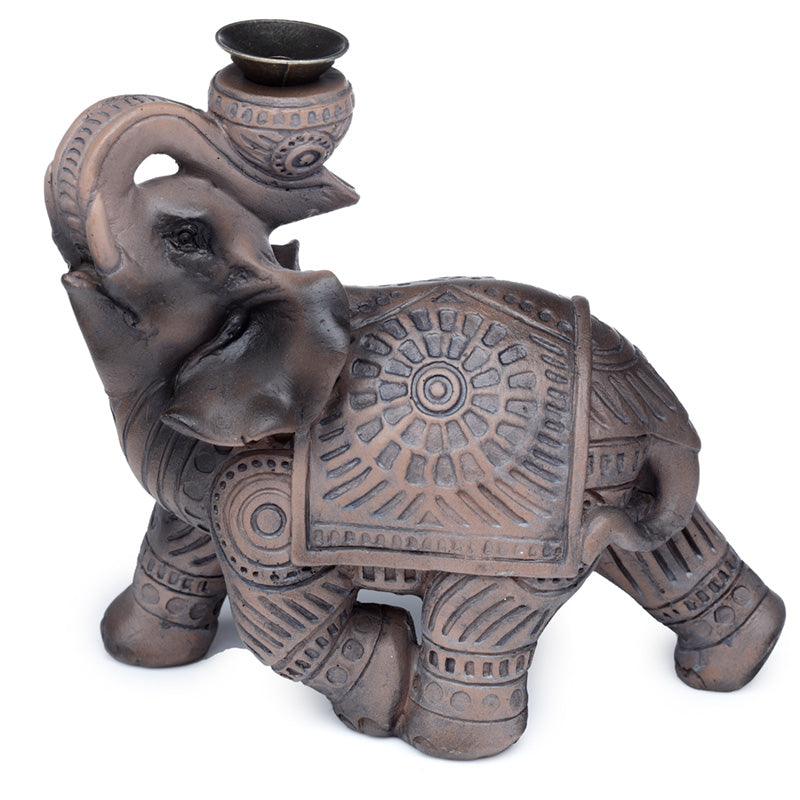 Queimador de Incenso Refluxo - Elefante Efeito Madeira Oriental