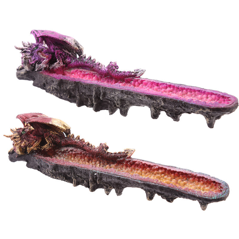 Cinzeiro Dragão Geoda de Vidro
