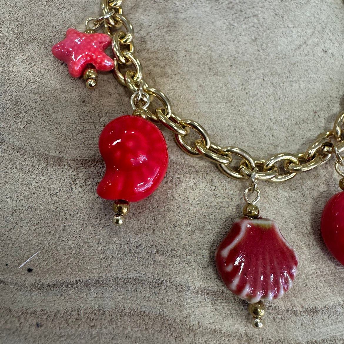 Pulseiras Conchinhas de Cor (VARIEDADES) Verde
