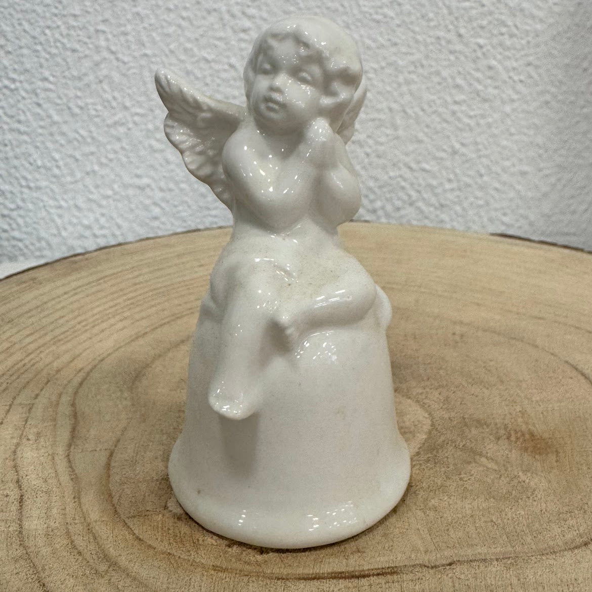 Figura Ceramica Campainha Anjo