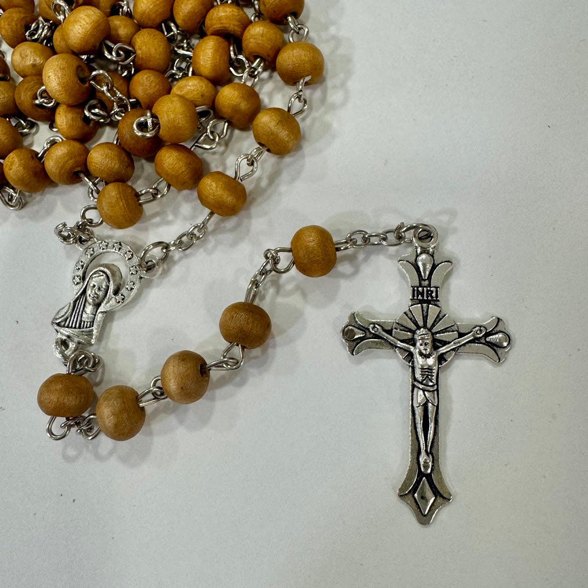 Terço Religioso Madeira (49x4mm)