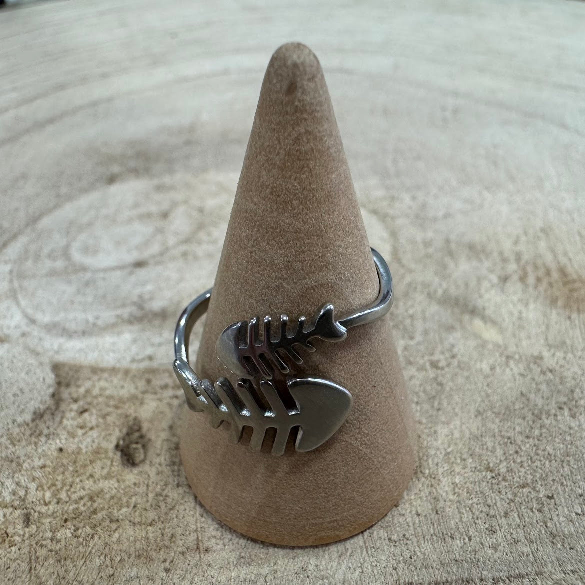 Anel Inox, Espinha de Peixe (VARIEDADES)