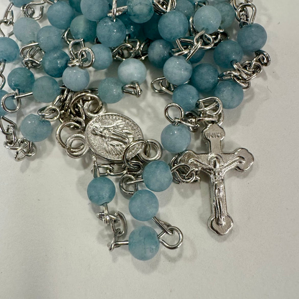 Terço Religioso Pedra (38x4mm)