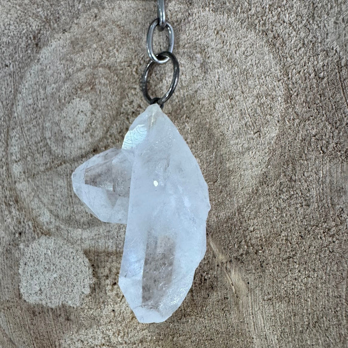 Porta Chave Pedra, Cristal/Quartzo Bruta