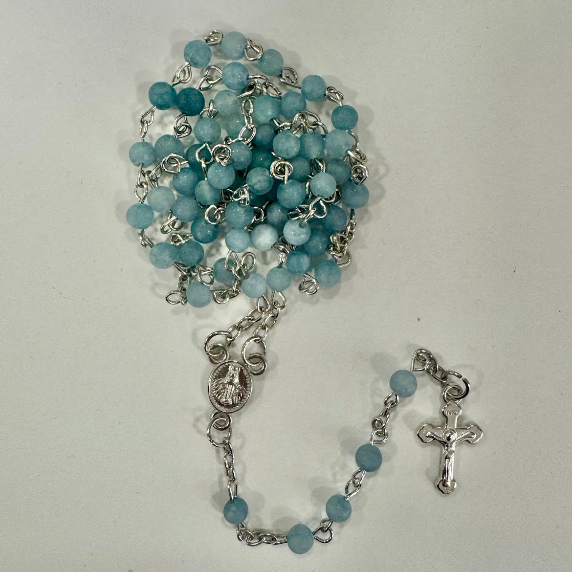 Terço Religioso Pedra (38x4mm)