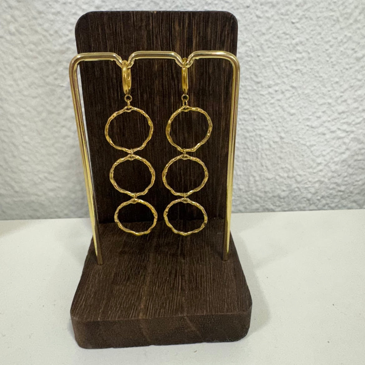 Brincos Longos, Circulos DOURADO