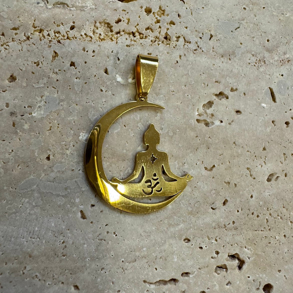 Medalhas Pendentes Variados DOURADOS Flor da Vida