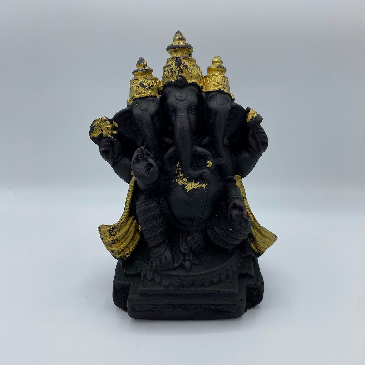 Estatueta Ganesha Triforça Ganesha (21x12cm)