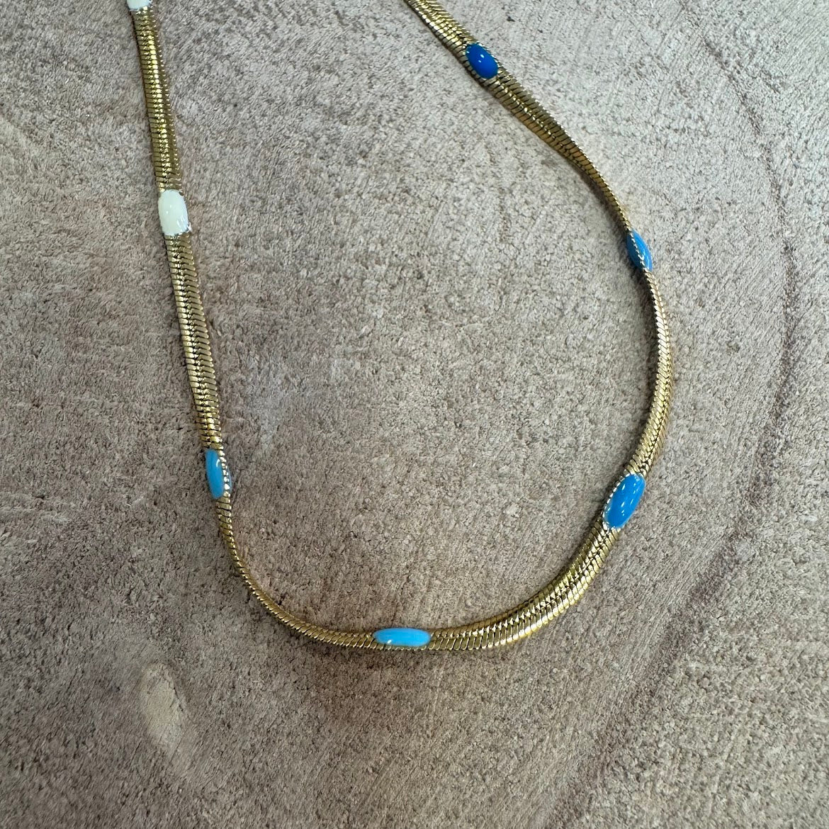 Pulseira de Pé Dourada Simples com Cores (VARIEDADES) Rosa