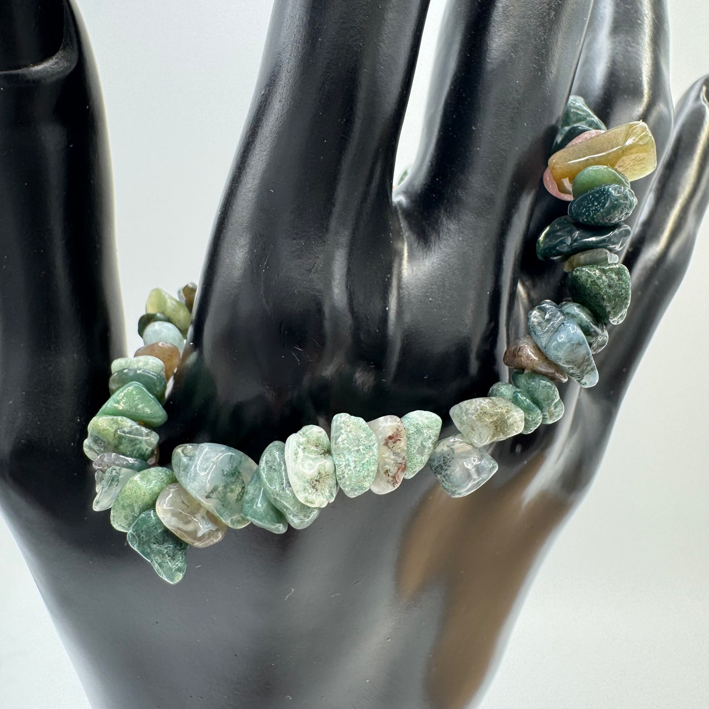 Pulseira Cascalho Àgata Musgosa