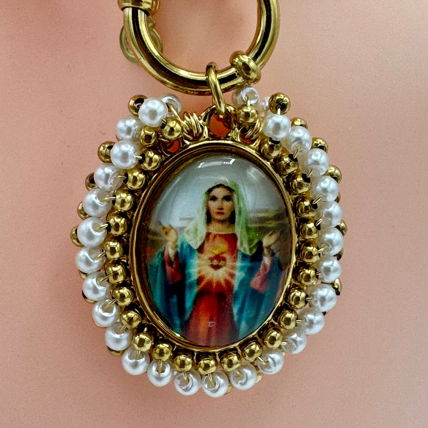 Fio Sagrado Coração de Maria Branco