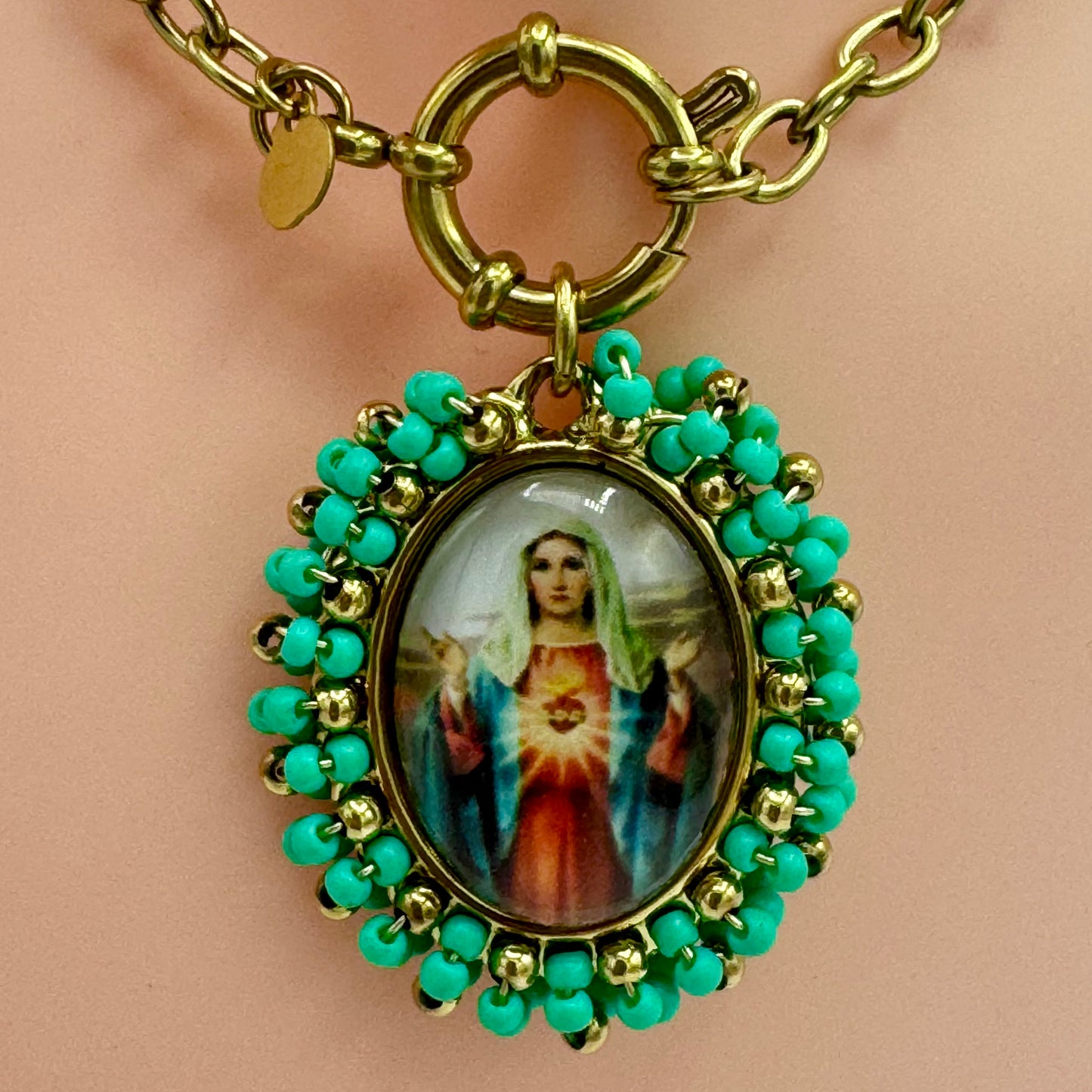 Fio Sagrado Coração de Maria Verde