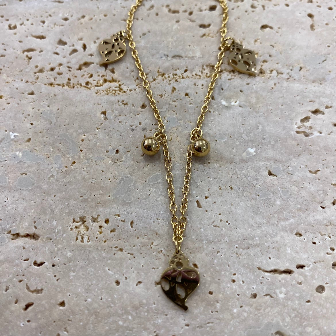 Pulseira, Filigrana, Dourada, de Pé