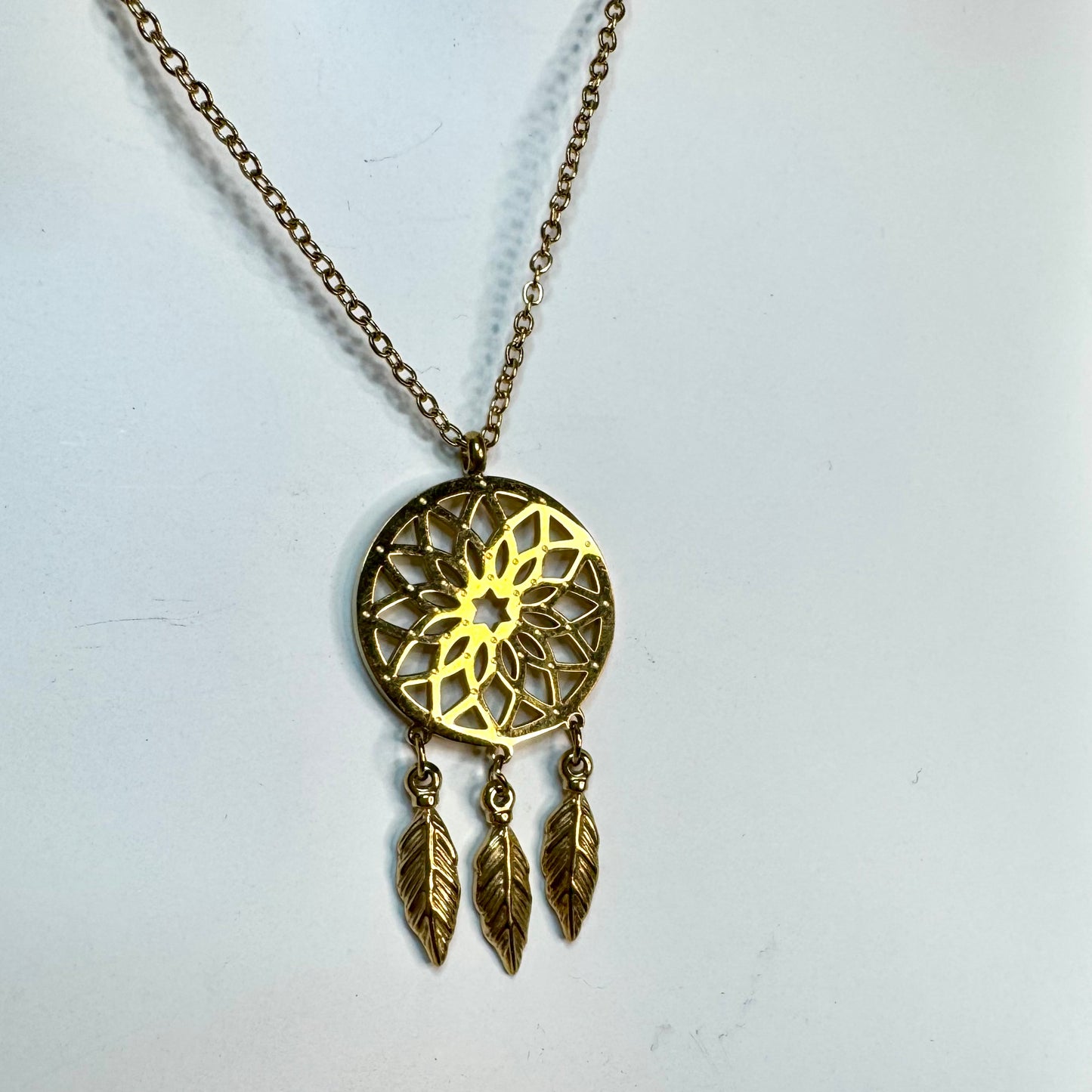 Fio Inox Dourado - Caça Sonhos