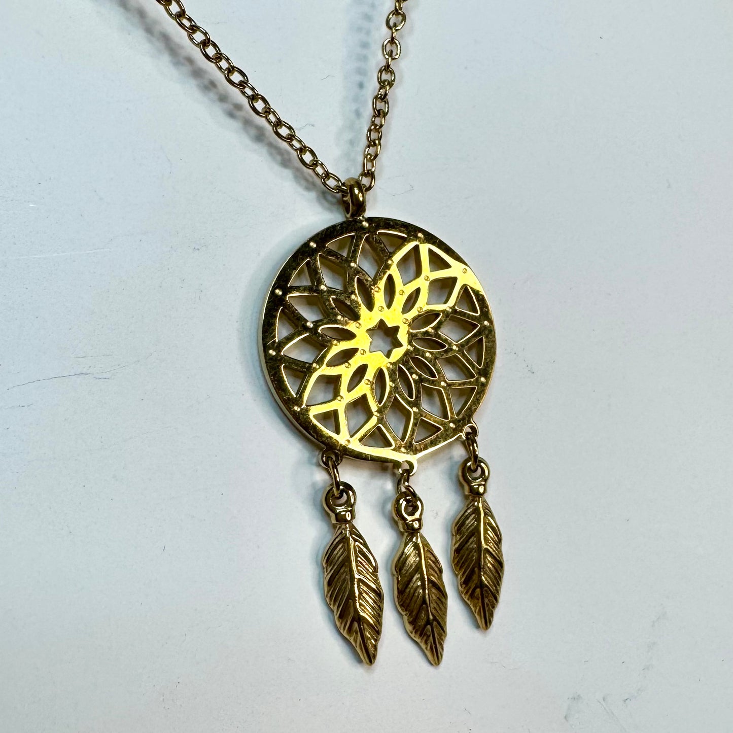 Fio Inox Dourado - Caça Sonhos