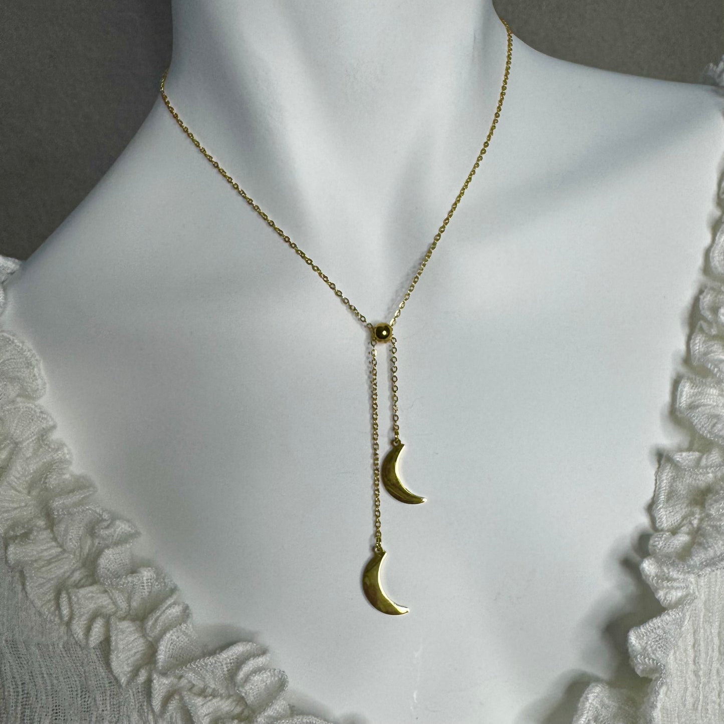Fio Inox Dourado - Luas
