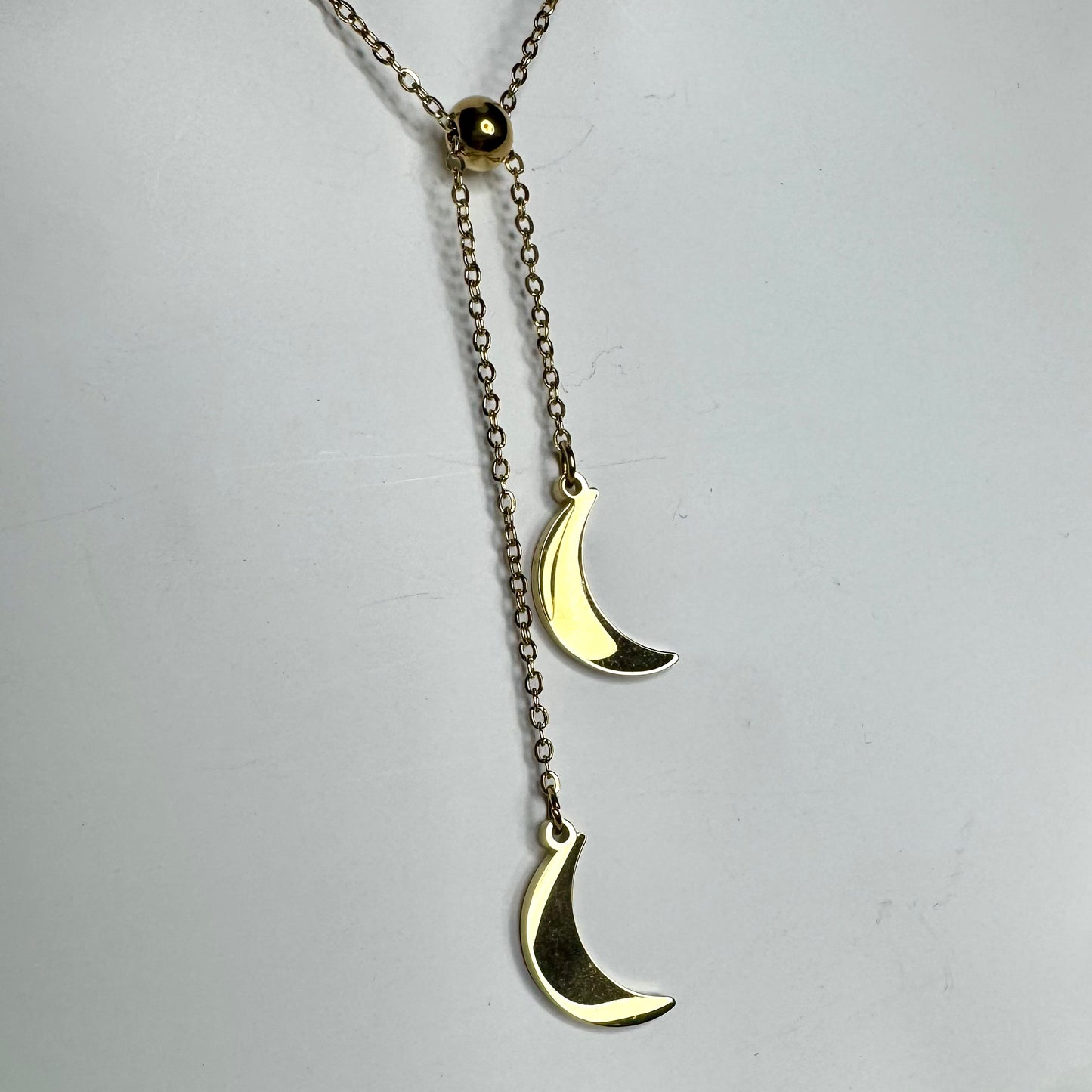 Fio Inox Dourado - Luas