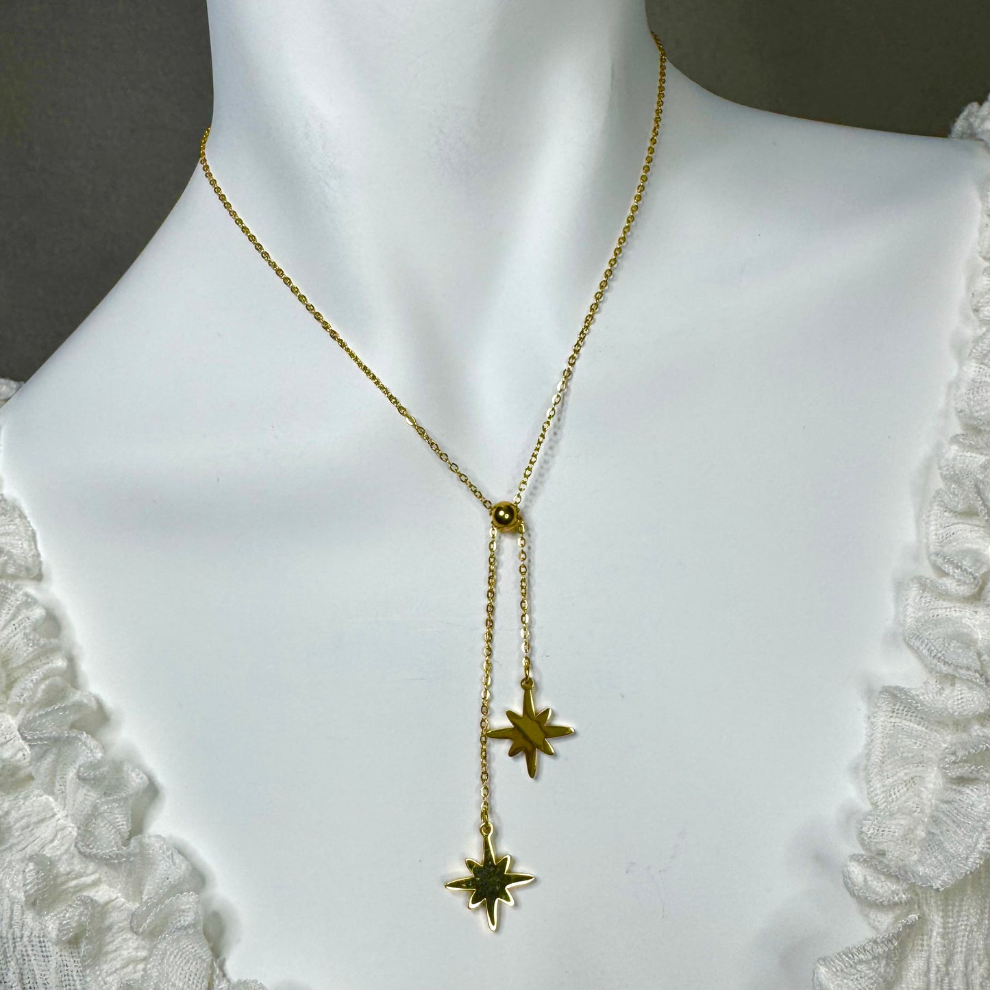 Fio Inox Dourado - Estrelas