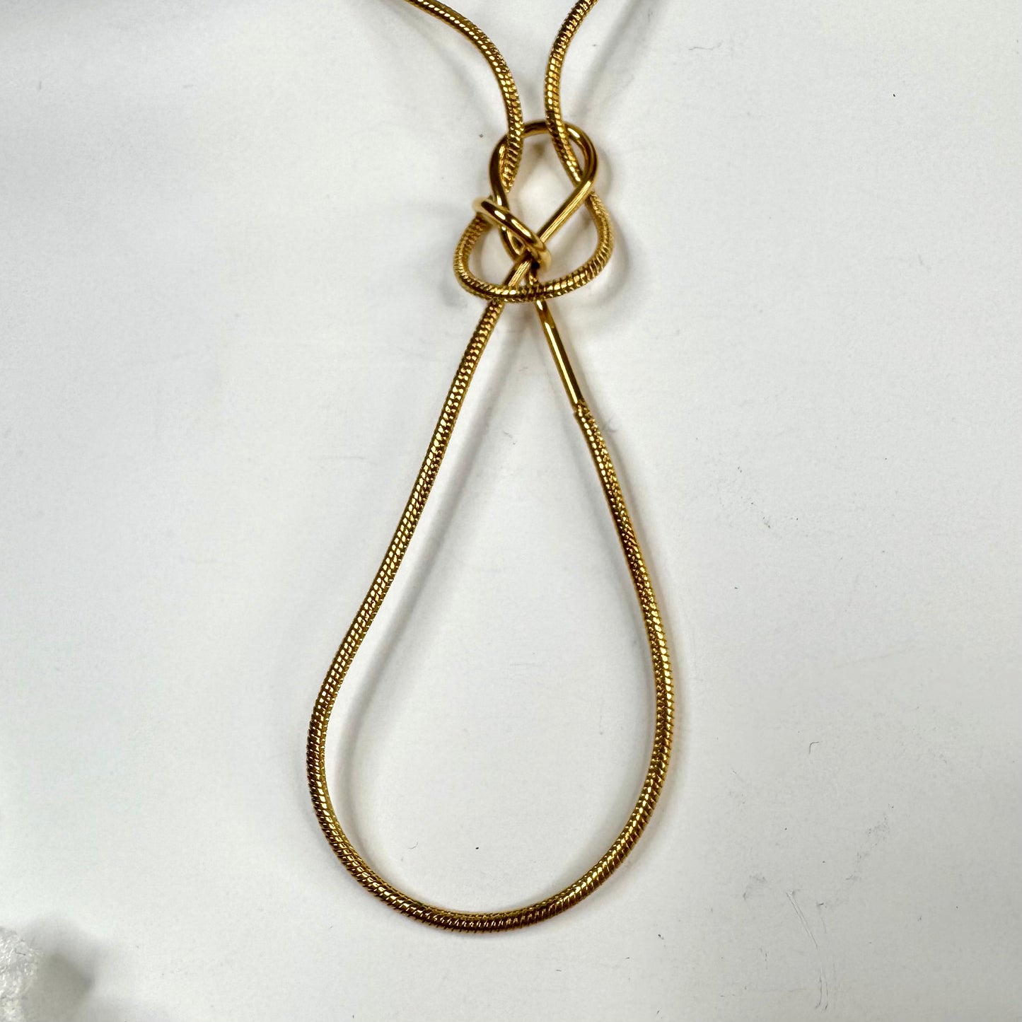 Fio Inox Dourado - Nó Grande