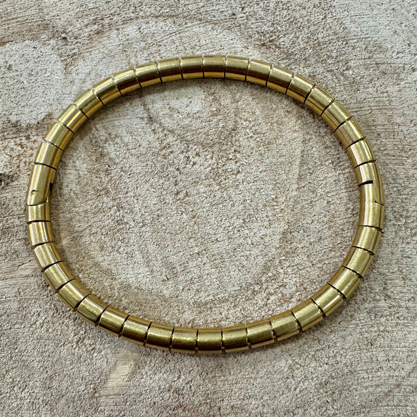 Pulseira Rígida Inox Dourado I