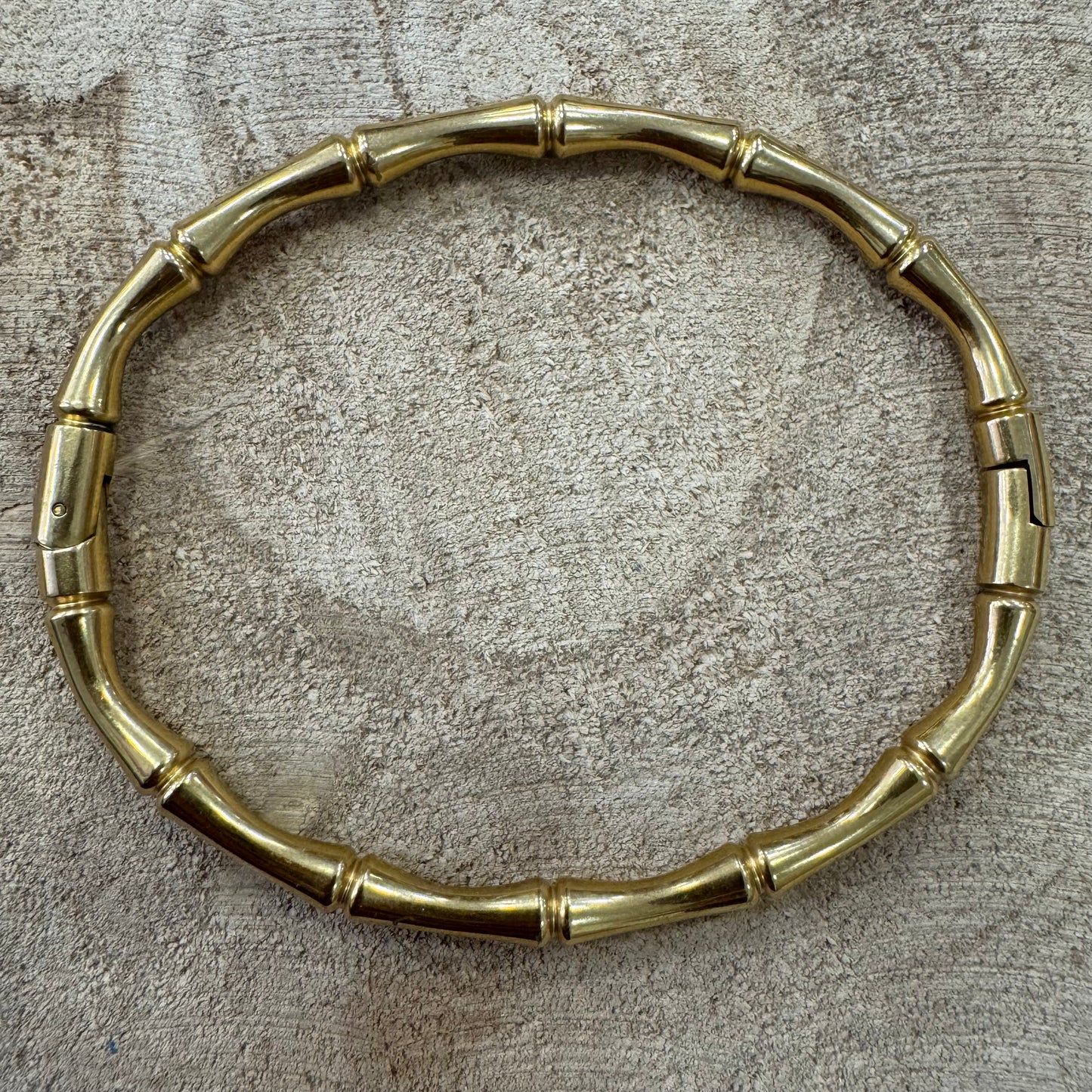 Pulseira Rígida Inox Dourado II