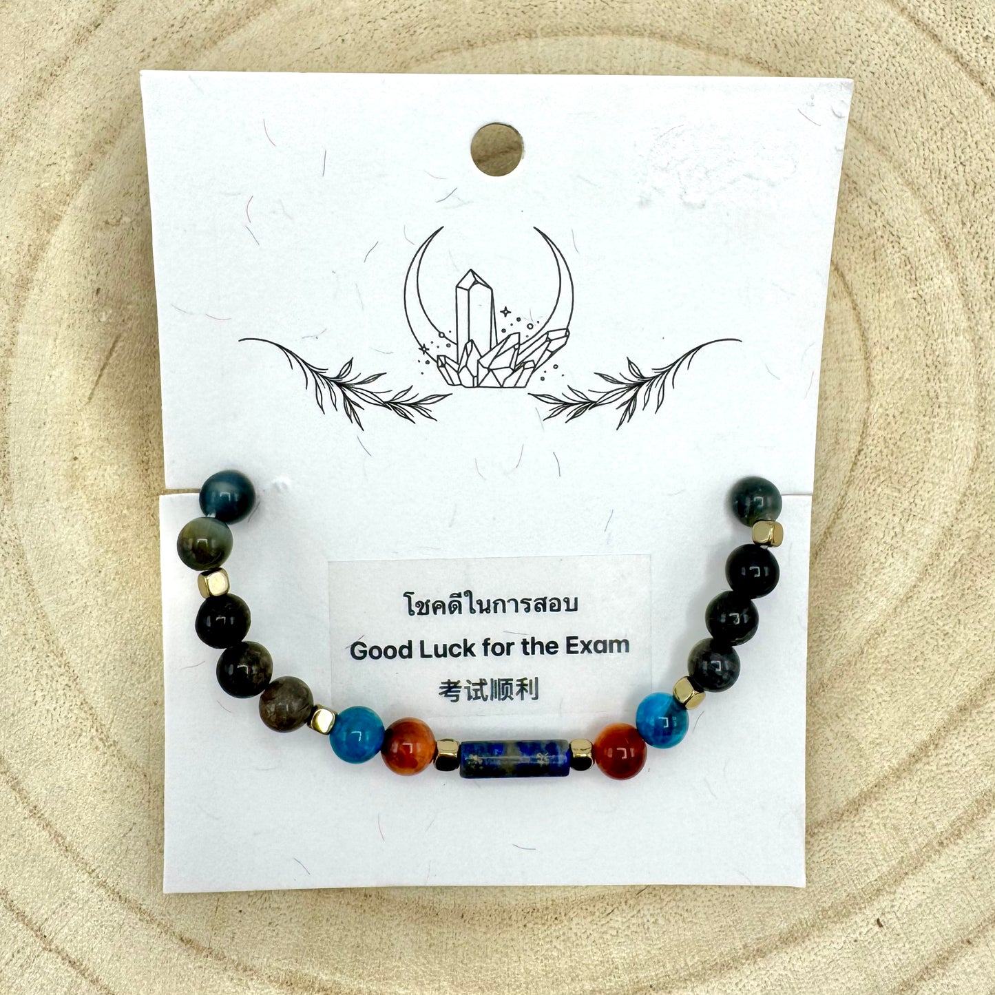 Pulseira Tailandesas c/ Intençóes - Boa Sorte no Exame