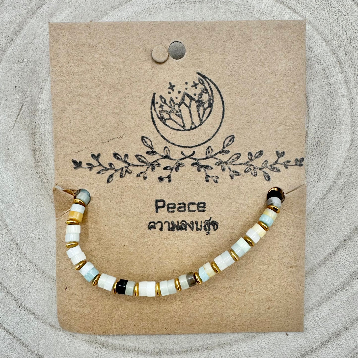 Pulseira Tailandesas c/ Intençóes - Paz (VARIEDADES)