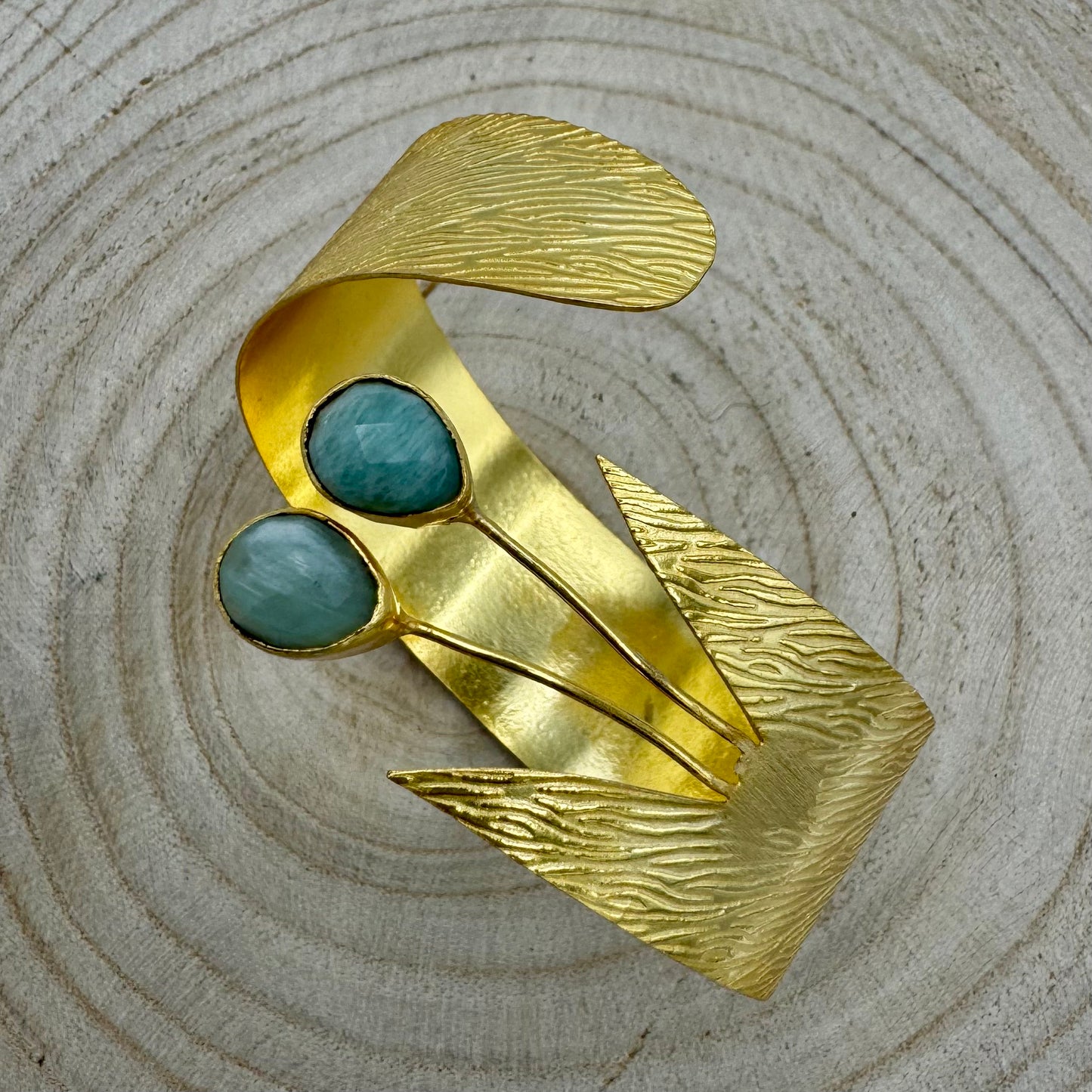 Pulseira Chapa, Pedras Pequenas (Variedades) Verde