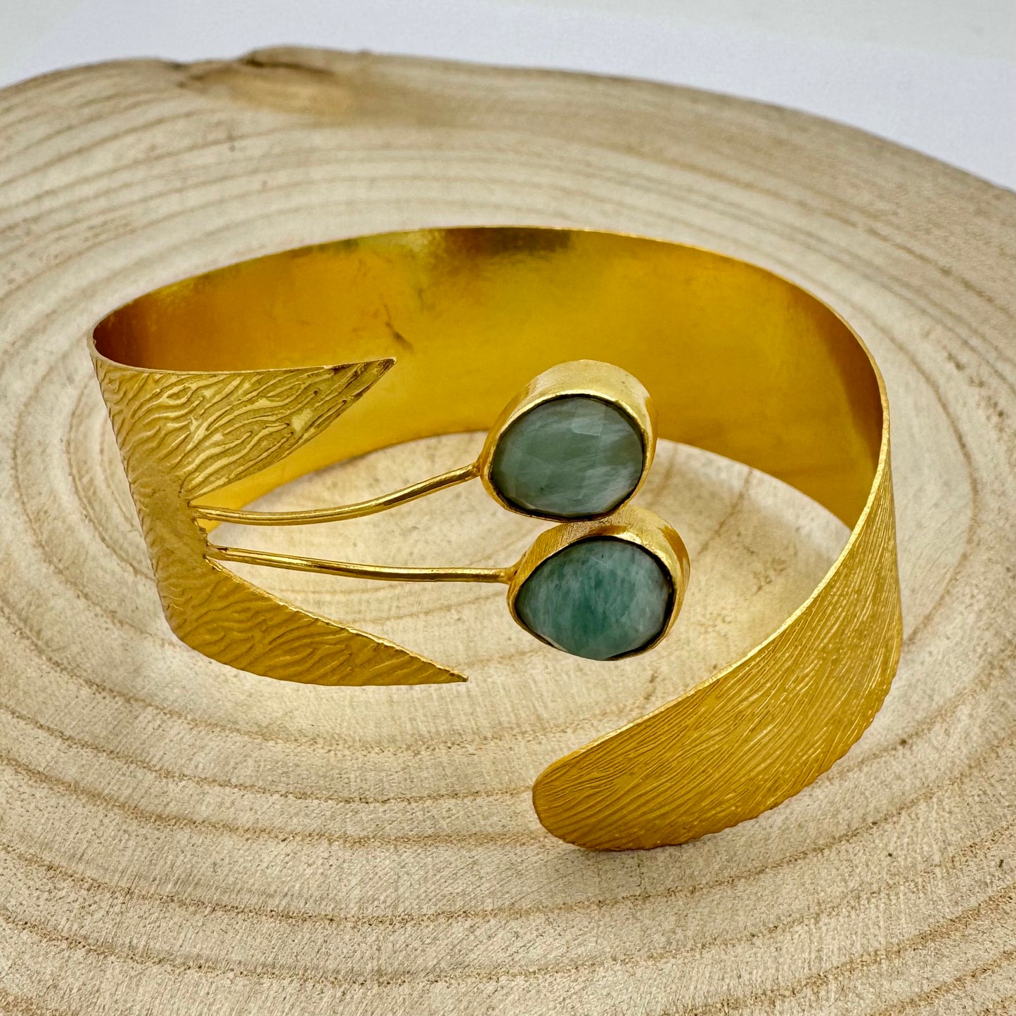 Pulseira Chapa, Pedras Pequenas (Variedades) Verde