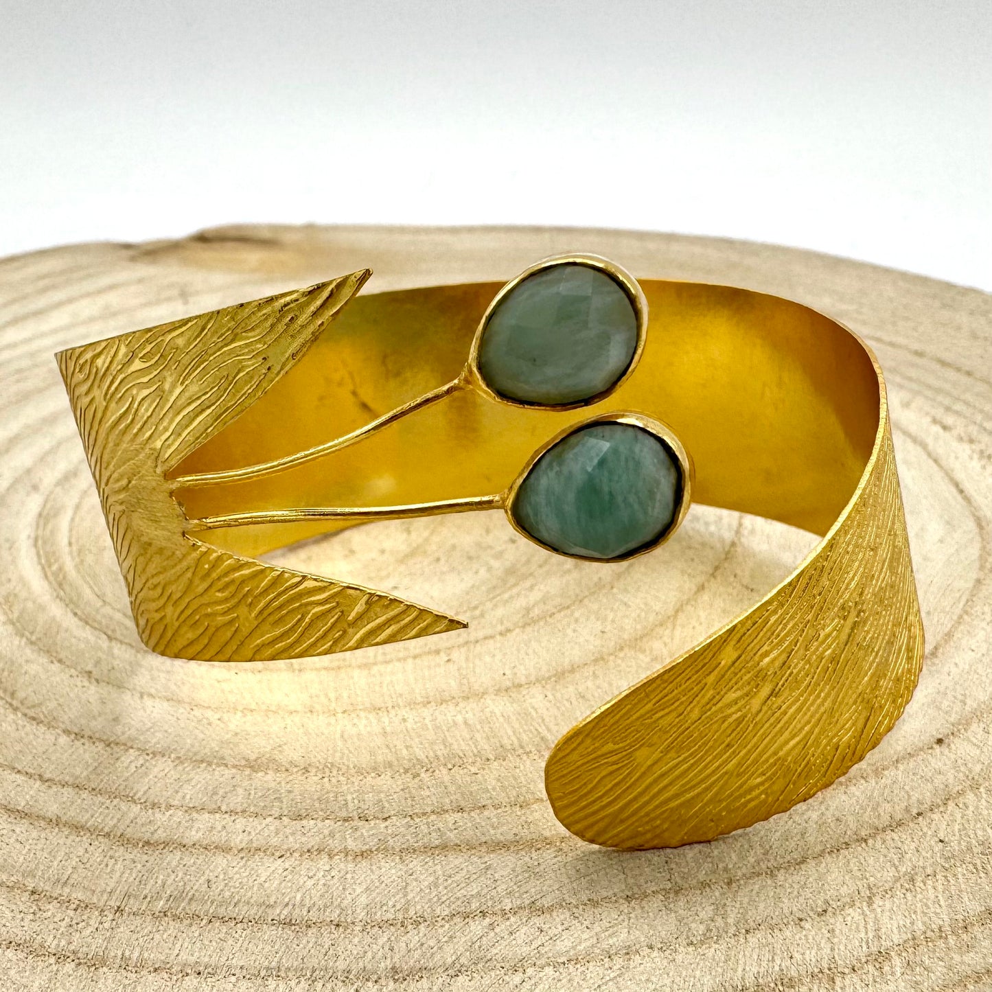 Pulseira Chapa, Pedras Pequenas (Variedades) Verde
