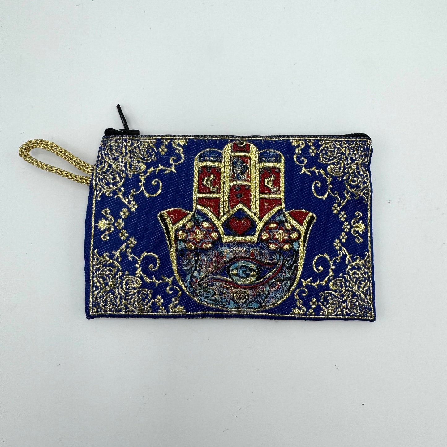 Bolsa Pequena Mão Azul Escuro