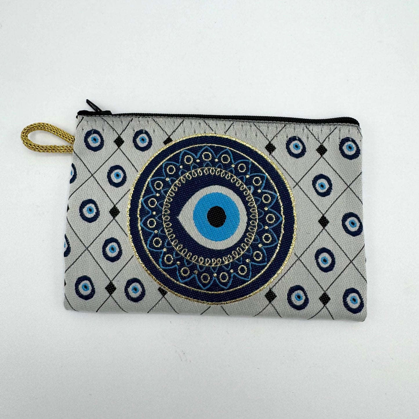 Bolsa Grande com Olho Turco Grande e Pequenos