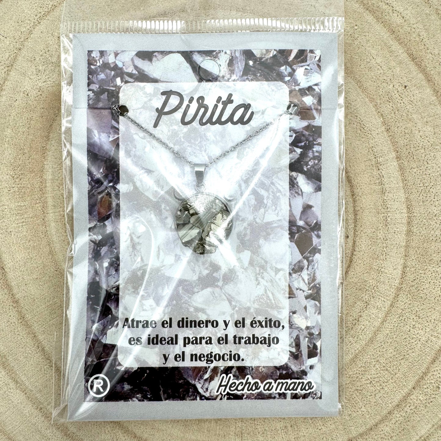 Colar Medalha Pirita